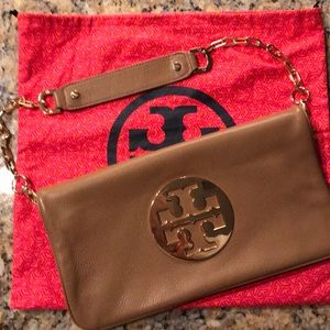 Tory Burch envelope style shoulder or clutch bag.